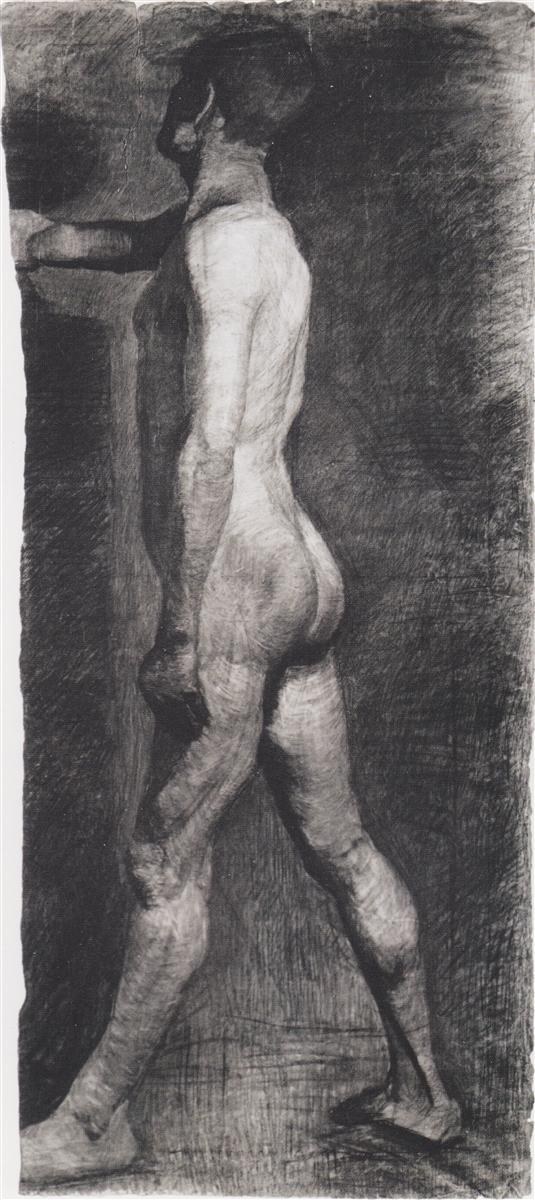 Стоящий обнаженный мужчина, 1899 - Паула Модерсон-Беккер