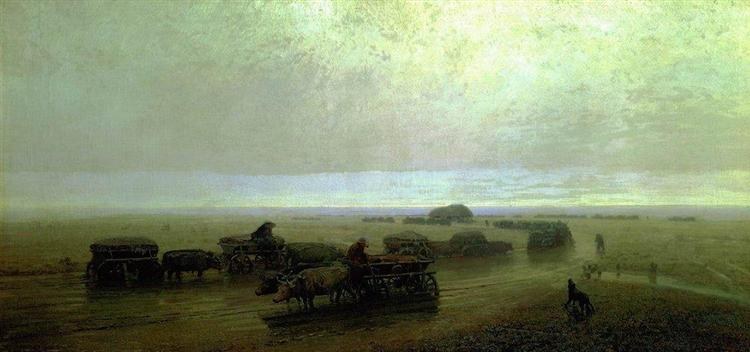 Чумацкая тропа в Мариуполе, 1875 - Архип Куинджи