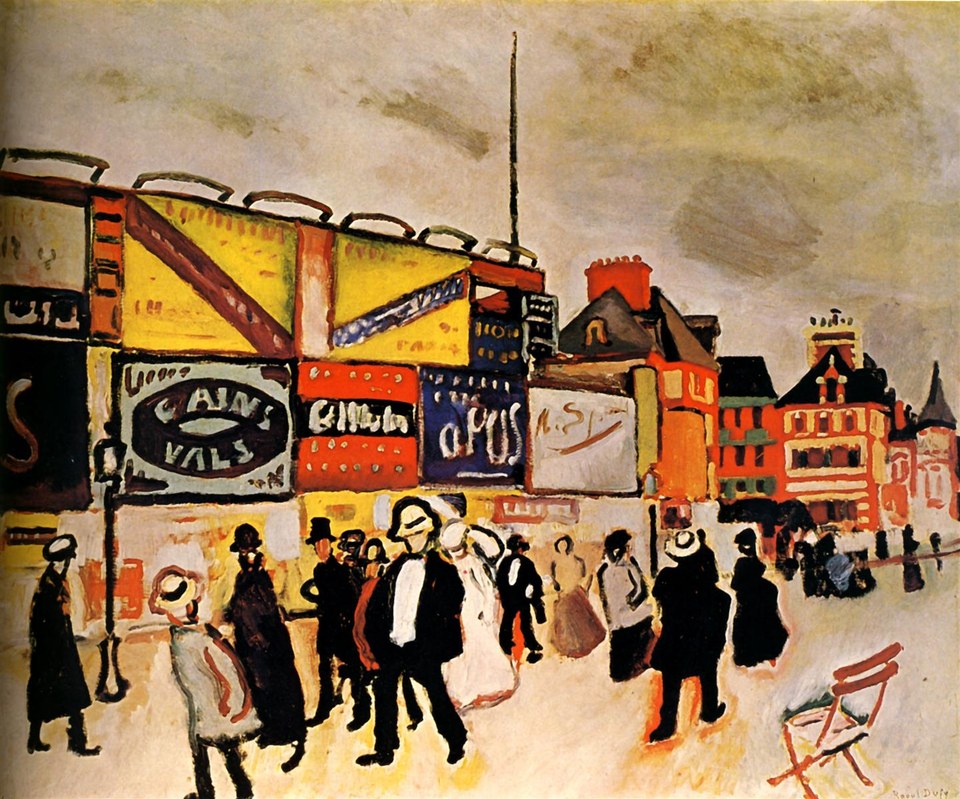 Плакаты в Трувиле, 1906