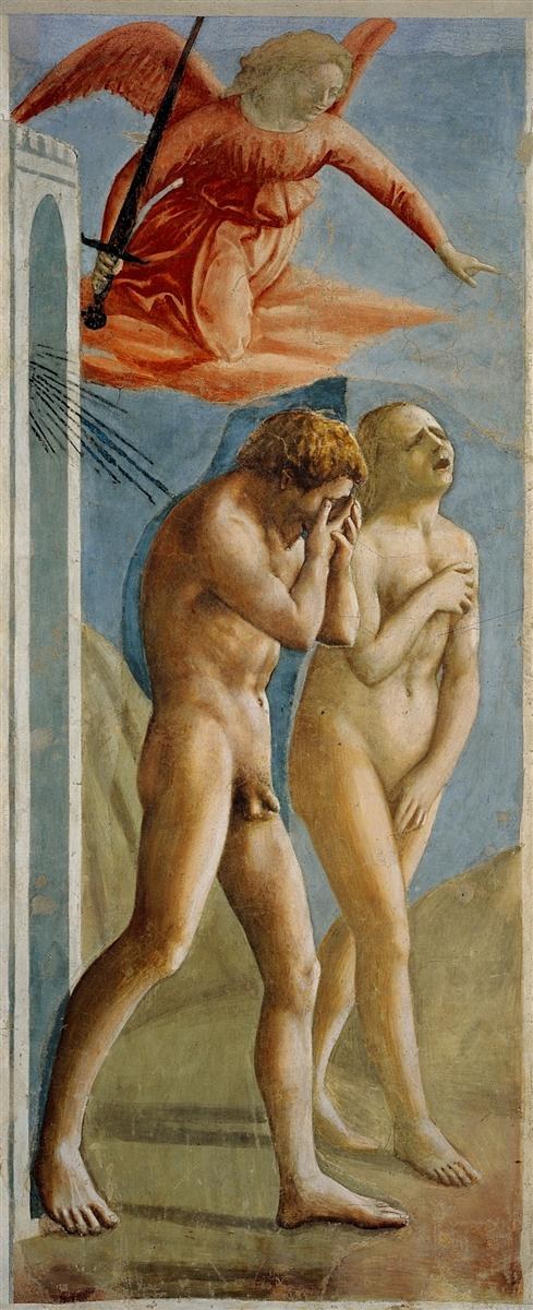 Адам и Ева изгнаны из рая, c.1427