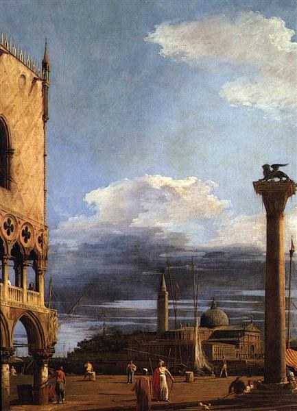 Пьяцетта в сторону Сан-Джорджо Маджоре, c.1724