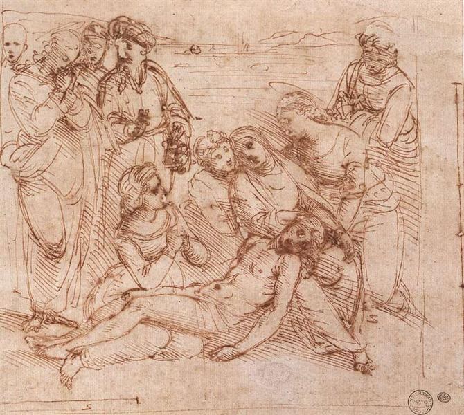 Оплакивание мертвого Христа, c.1505 - Рафаэль