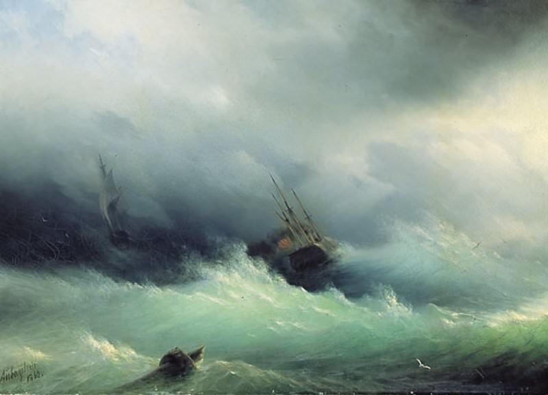Бурное море 1860 80
