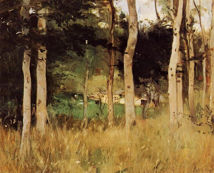 Соломенный коттедж в Нормандии, 1865