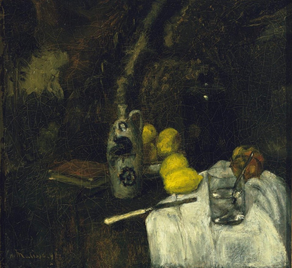Лимоны и бутылка голландского джина, 1896