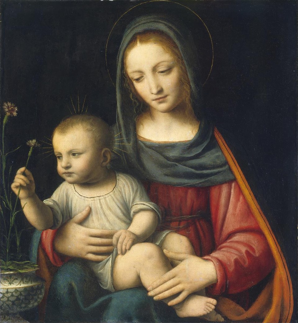 Мадонна с гвоздикой, c.1515