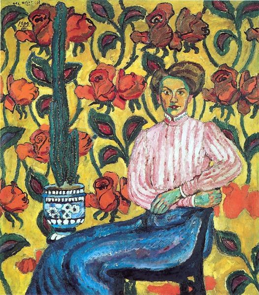 Портрет В.П. Виноградовой, 1909 - Илья Машков