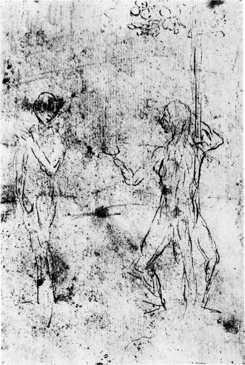 «Искушение» Евы «змеем», c.1485 - 1490