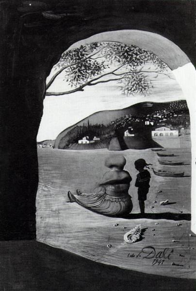 Таинственный рот, появляющийся в спине моей медсестры, 1941