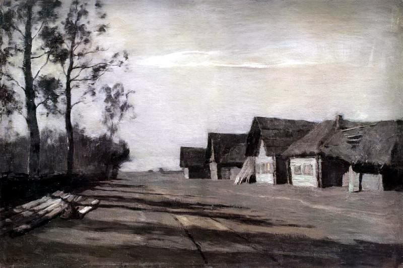 Лунная ночь. Деревня. 1897