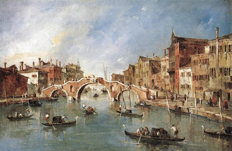 Трехарочный мост в Каннареджо, 1765 - 1770