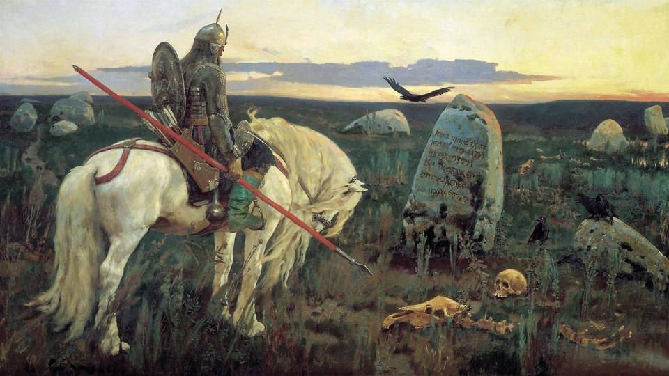 Витязь на распутье, 1878 - Виктор Васнецов