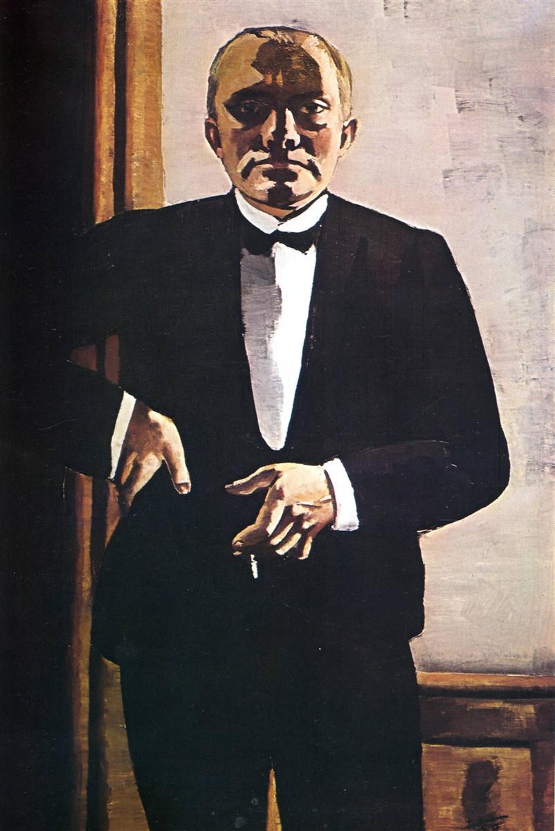 Автопортрет в смокинге, 1927 - Макс Бекманн