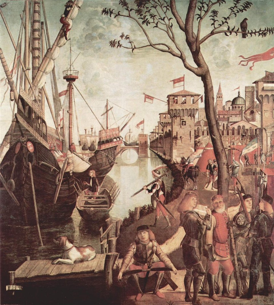 Прибытие Святой Урсулы во время осады Кельна, 1498
