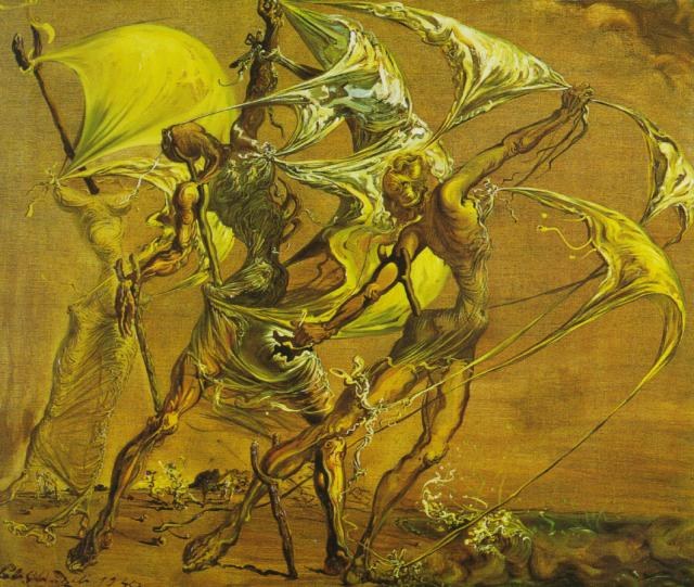 Группа женщин, имитирующих жесты шхуны, 1940