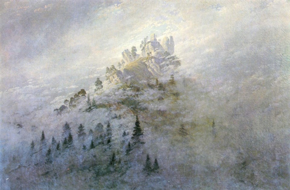 Утренний туман в горах, 1808