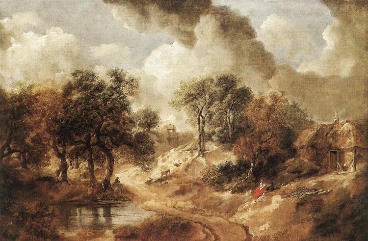 Пейзаж в Саффолке, c.1750
