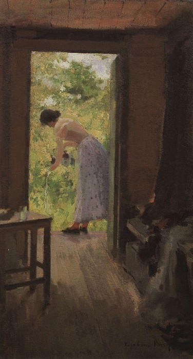 На даче. 1895