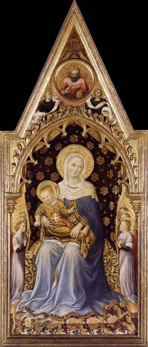 Алтарь Кваратези, Богоматерь с Младенцем, 1425