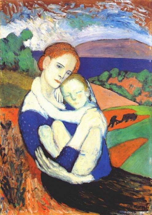 1901 MКre et son enfant