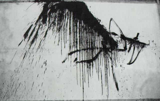 Ночь в отеле (Абстракция в черно-белом), 1965