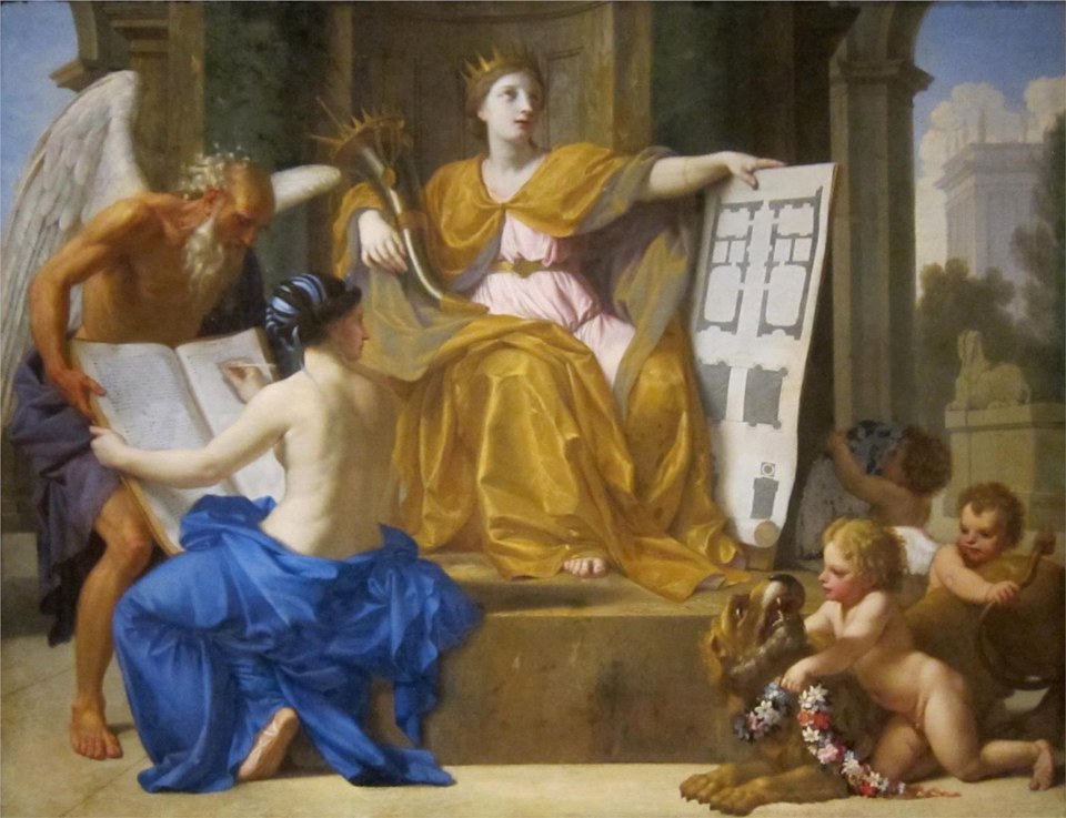 Аллегория великолепия, 1654 - Эсташ Ле Сюёр