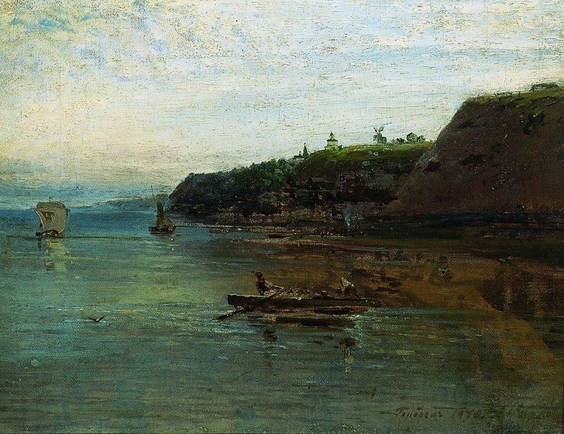 Волга близ Городца. 1870