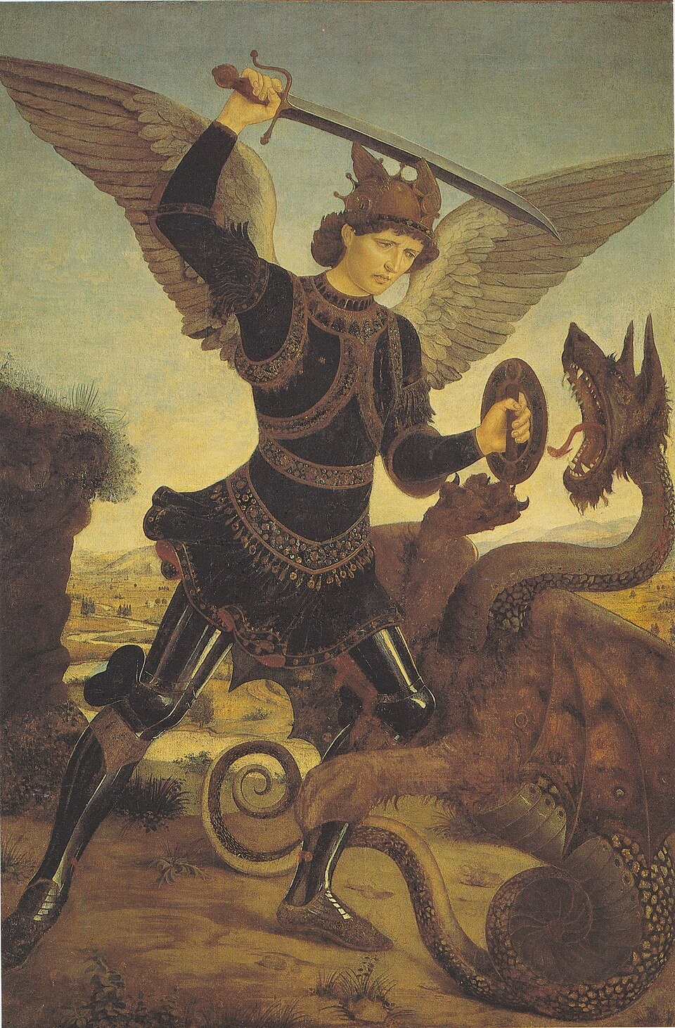 Архангел Михаил и дракон