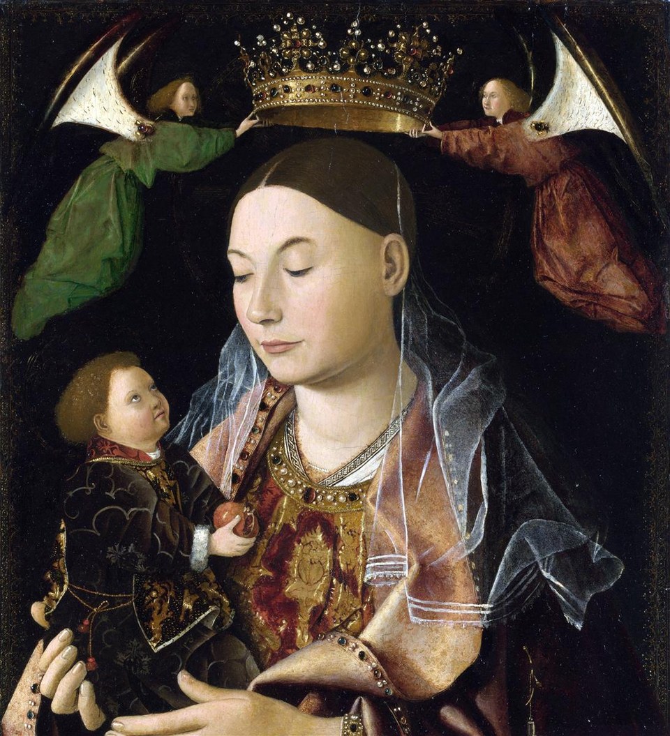 Мадонна с младенцем (Мадонна засолка), c.1460