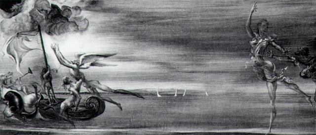 Без названия - Сцена с морской аллегорией, 1945