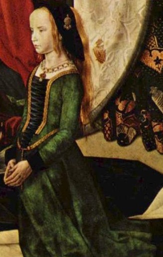 Триптих Портинари (фрагмент), c.1475 - Хьюго ван дер Гус