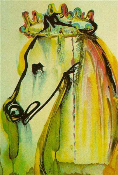 Лошадь Калигулы (Лошади Дали), c.1971