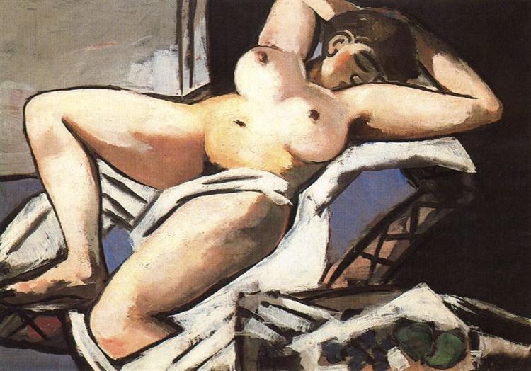 Лежащая обнаженная, 1929 - Макс Бекманн