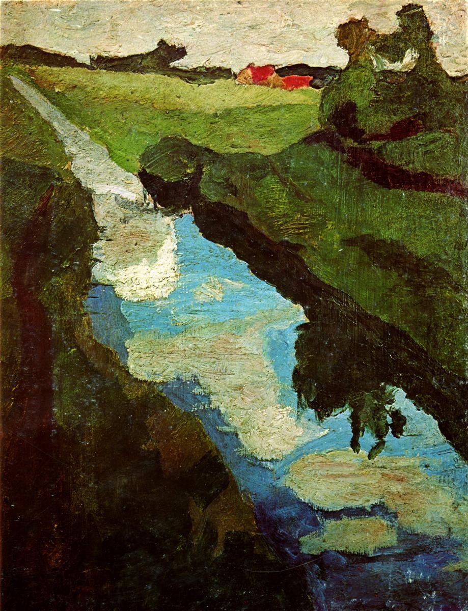 Копание торфа, 1900 - 1902 - Паула Модерсон-Беккер