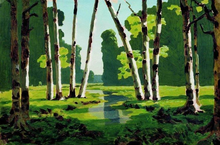 Березовая роща, 1879 - Архип Куинджи