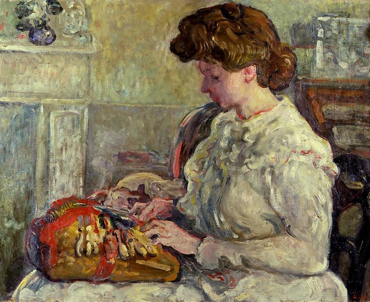 Кружевница, 1906