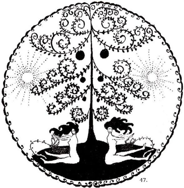 Две дриады, 1908