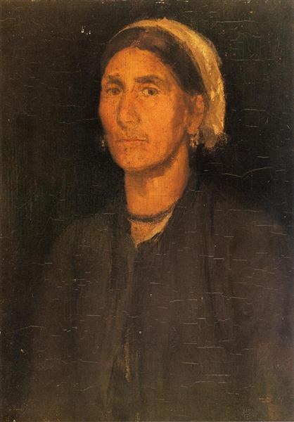 Голова крестьянки, 1855 - 1858 - Джеймс Макнил Уистлер