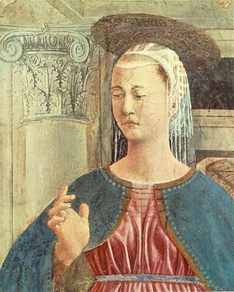Благовещение (фрагмент), 1452 - 1458