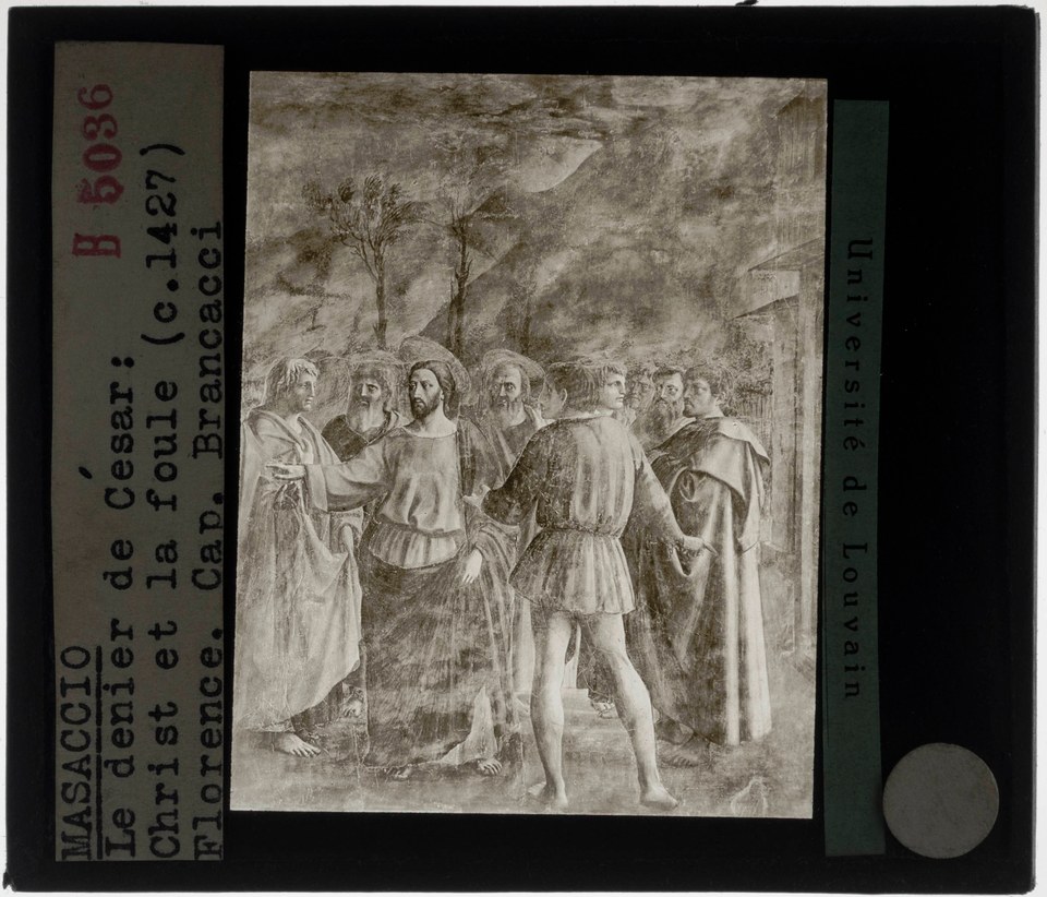 Мазаччо. Детали налога: Христос и сборщик налогов