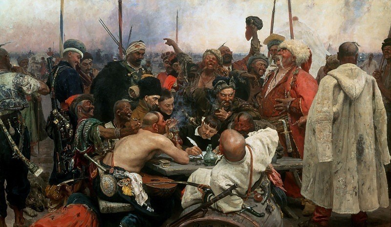 Запорожцы пишут письмо турецкому султану