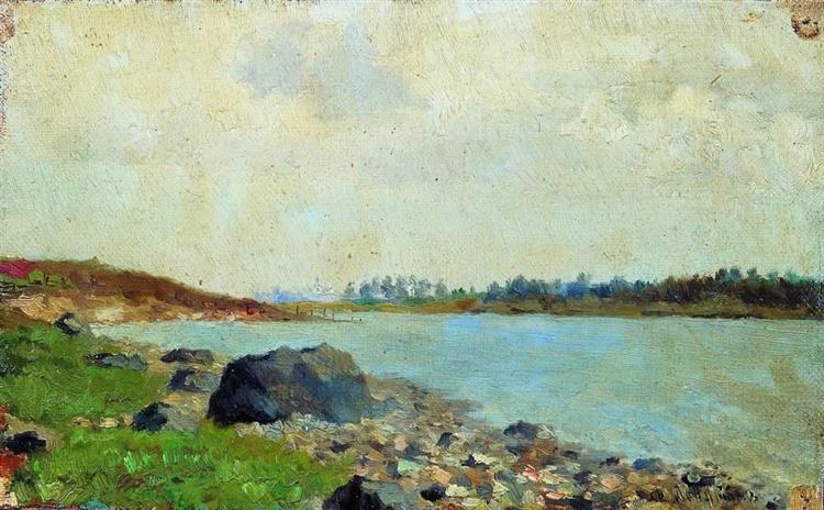 У Москвы-реки, 1877