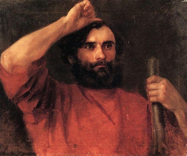 Модель, 1821 - 1822 - Карл Брюллов