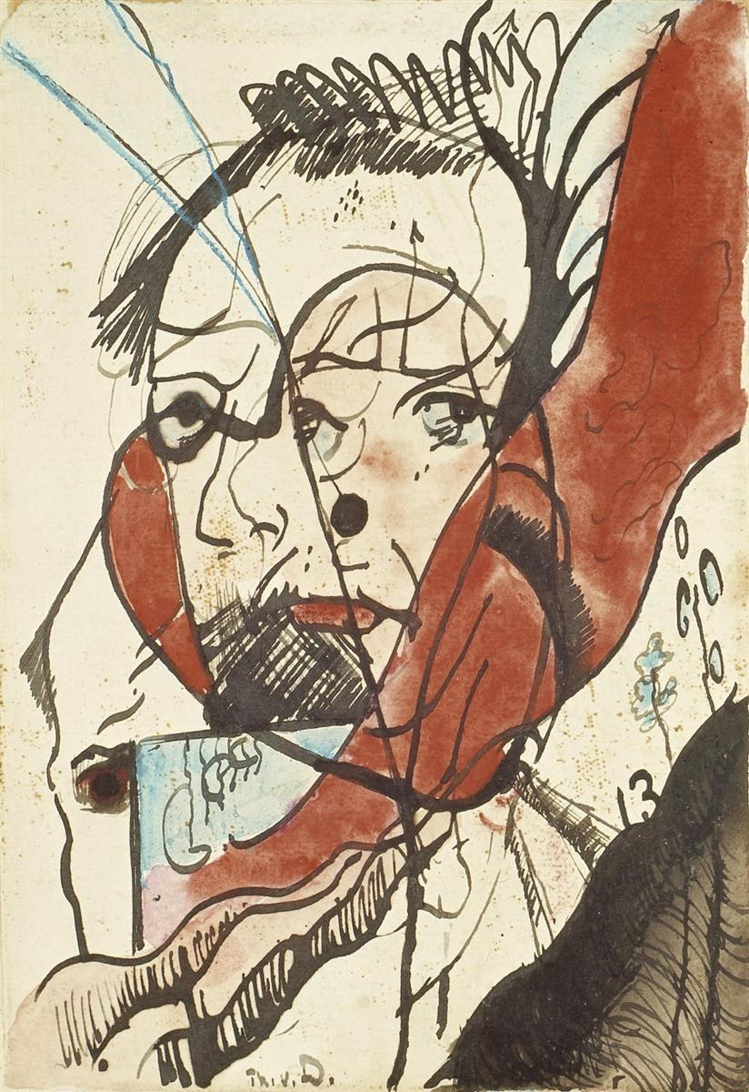 Мужской портрет, около 1915