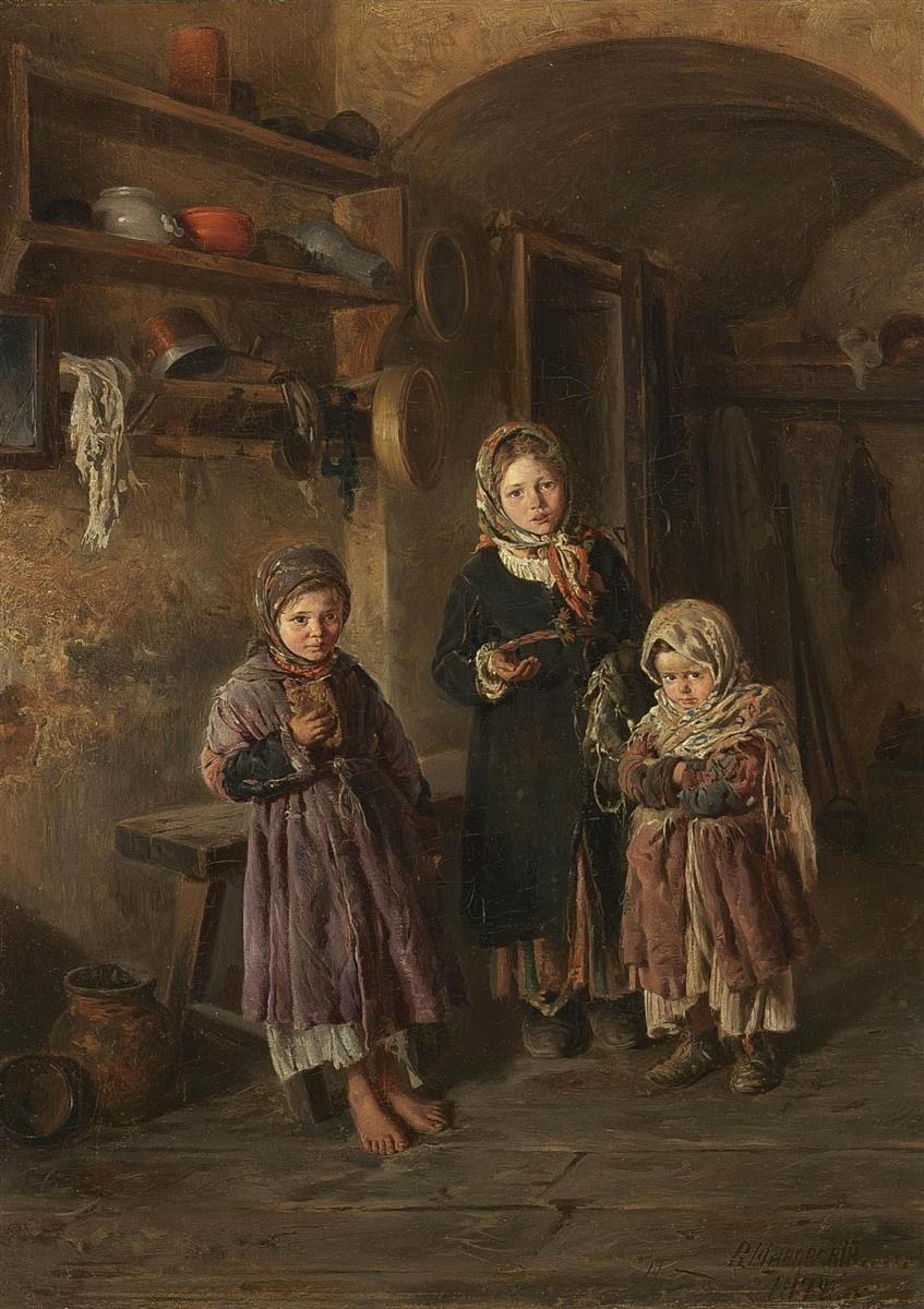 Трое беспризорников, 1872 - Владимир Маковский