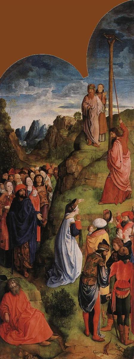 Голгофа Триптих (Правая панель), 1465 - 1468 - Хьюго ван дер Гус