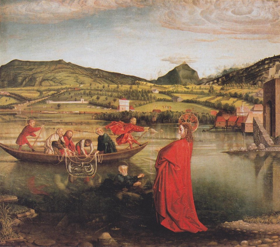 Чудесный улов рыбы (престол Петра), 1444 - Конрад Витц