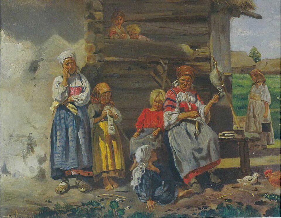 В деревне