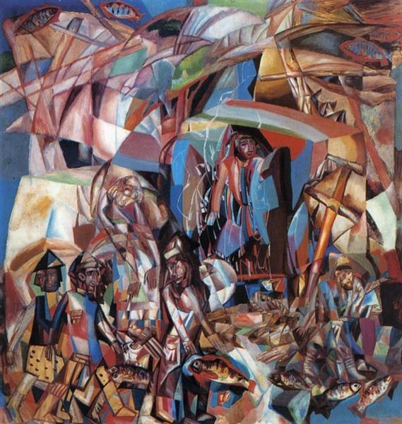 Рыбацкая шхуна, 1913 - 1914 - Павел Филонов