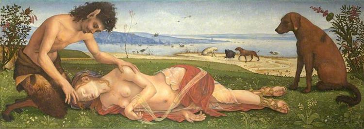 Сатир, оплакивающий нимфу, 1495